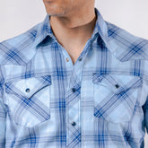 Camisa 1800 West Cua Azul/Cel 017